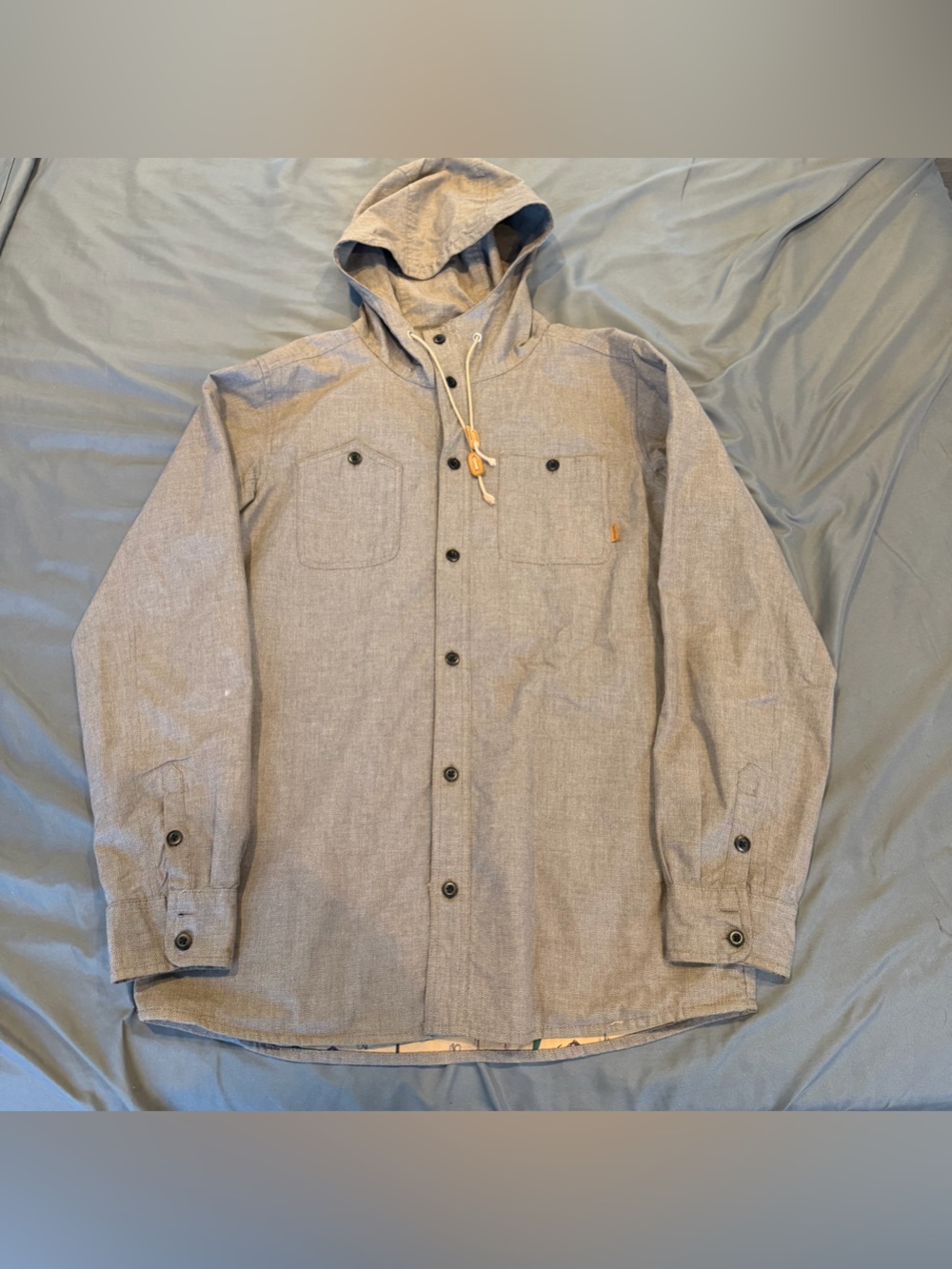 Burton Dryride Jacket Men’s Large Fishing Tan Ski Snow Outdoor Winter